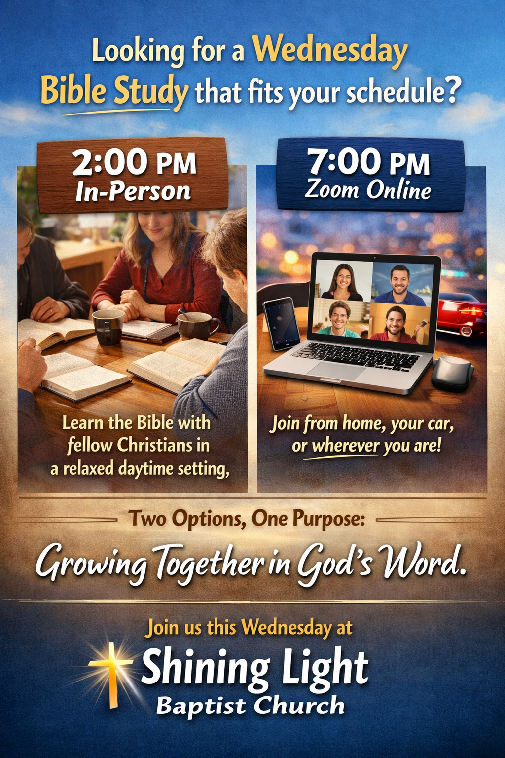 Wednesday Bible Study