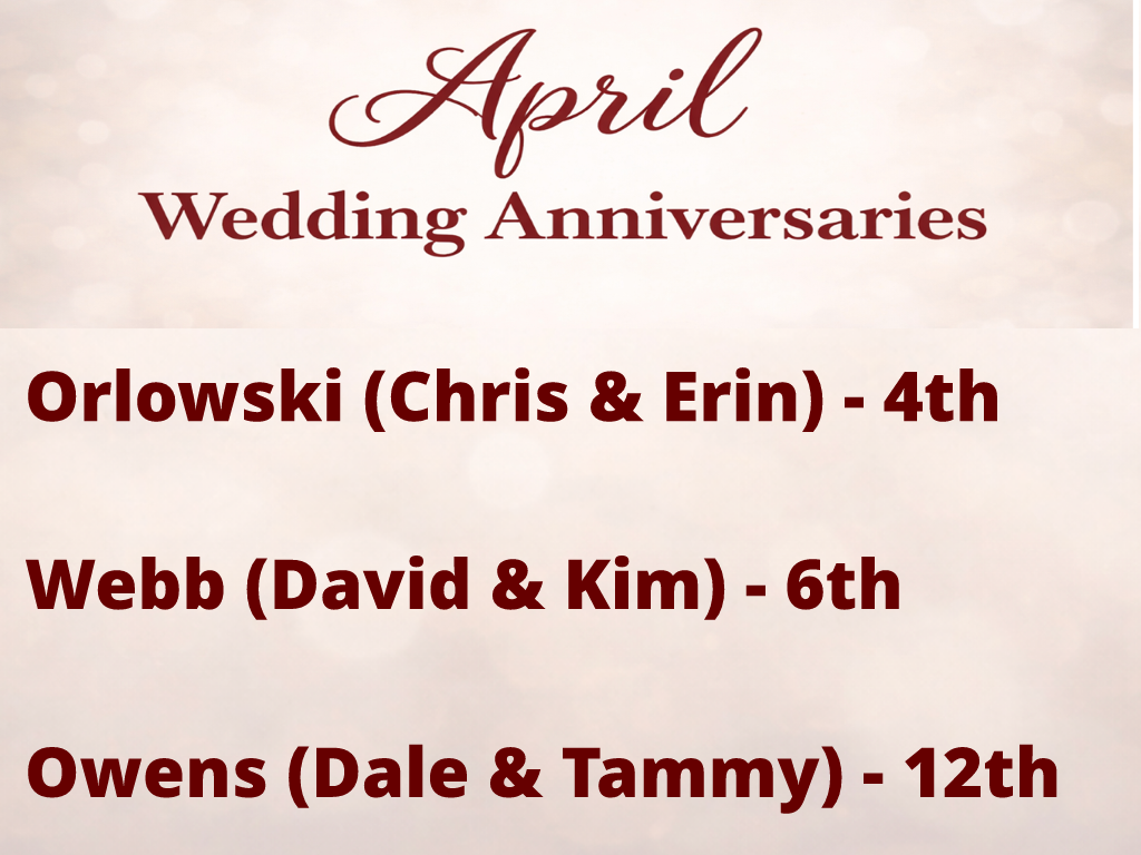 Celebrating Anniversaries