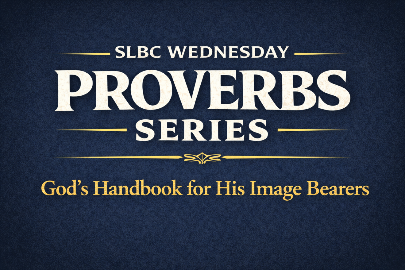 Wednesday Bible Series - Proverbs ＂Gods Handbook for His Image Bearer's＂