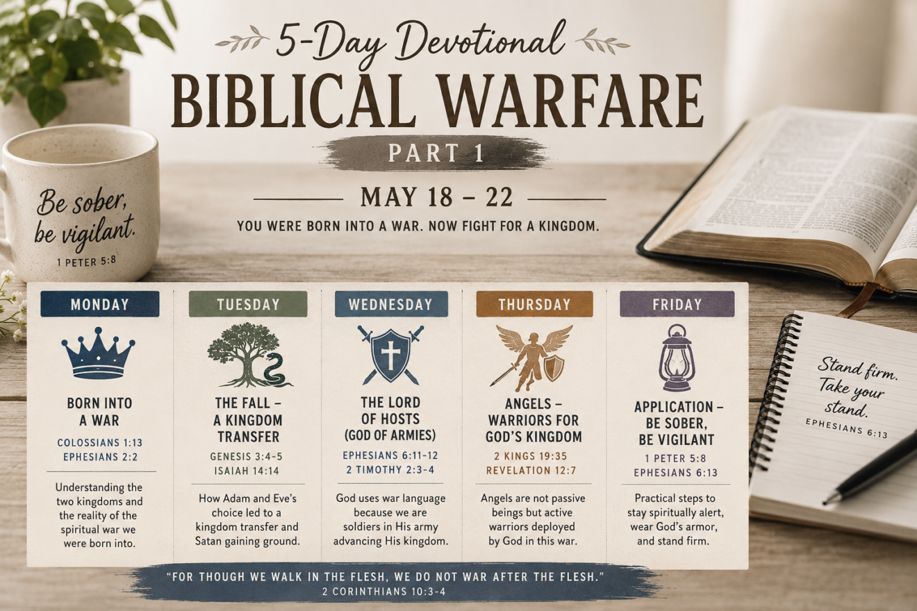 Weekly Devotional - May 18-22