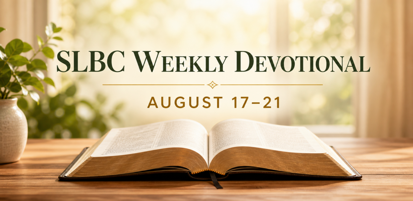 Weekly Devotional - August 17-21 (Praying Beyond Our Limits Sermon 2)