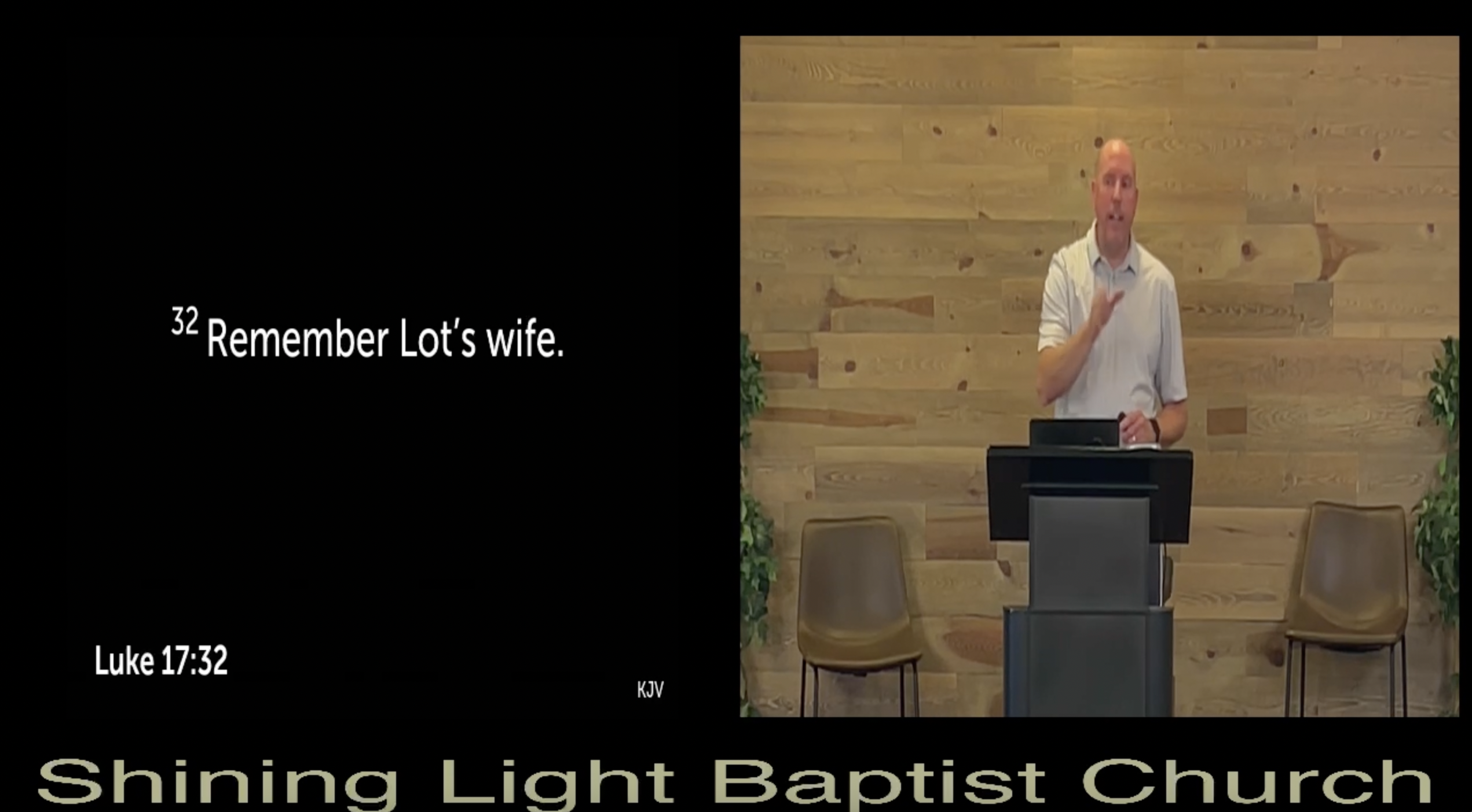 Sunday October 12, 2025 – Remember Lot’s Wife