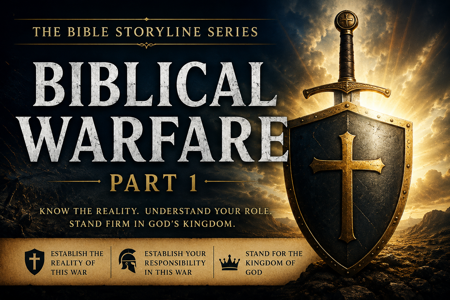 The Bible Storyline – Lesson 5 – May 17, 2026 – Biblical Warfare – Part 1