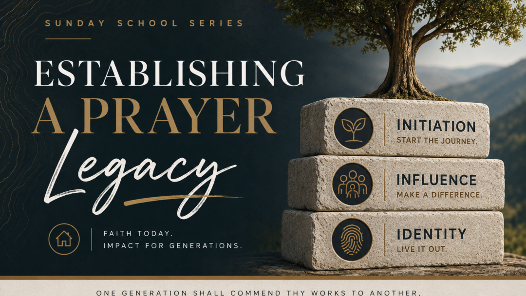 New Sunday School Series – May 31st