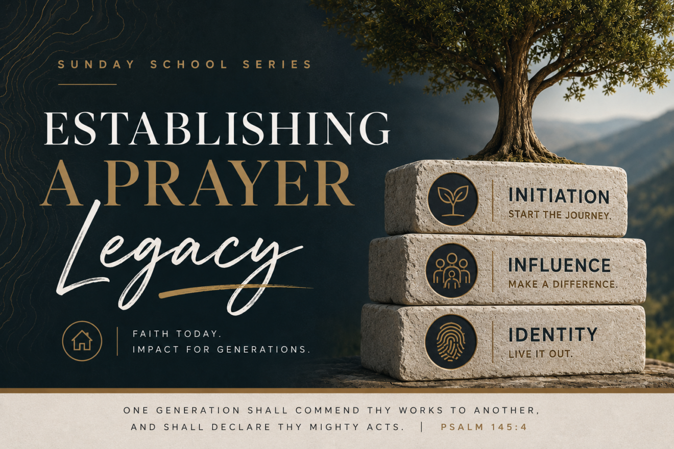 New Sunday School Series - May 31st